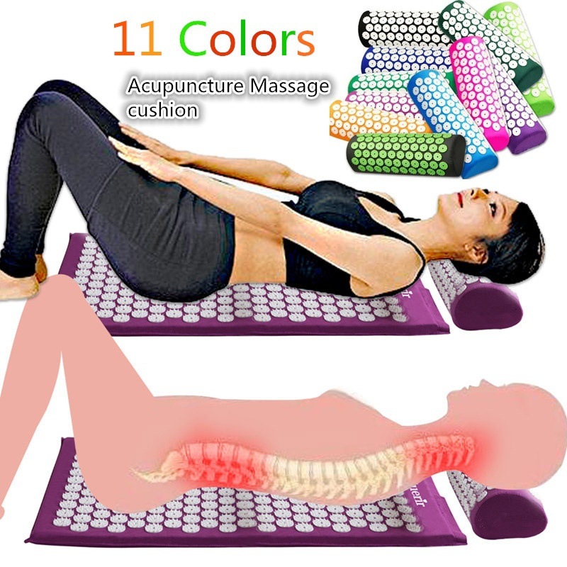 Pilates Yoga Gifts - Non-Slip Akupresur Bantal Tikar Pijat Rasa