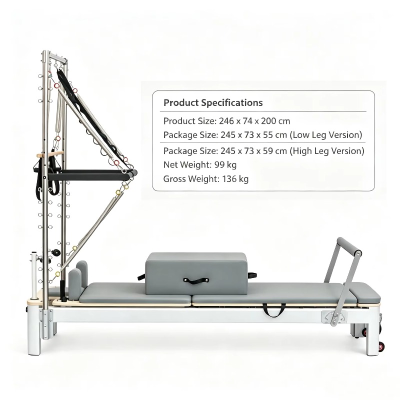 Pilates Reformer Spring - YTTIN Reformer Pilates Semi-Tinggi yang Dapat