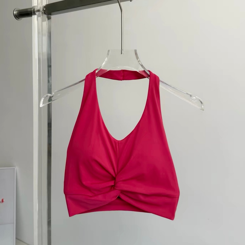 Bra Olahraga Halter Twist Wani - Pilates Yoga Top ulasan dan harga