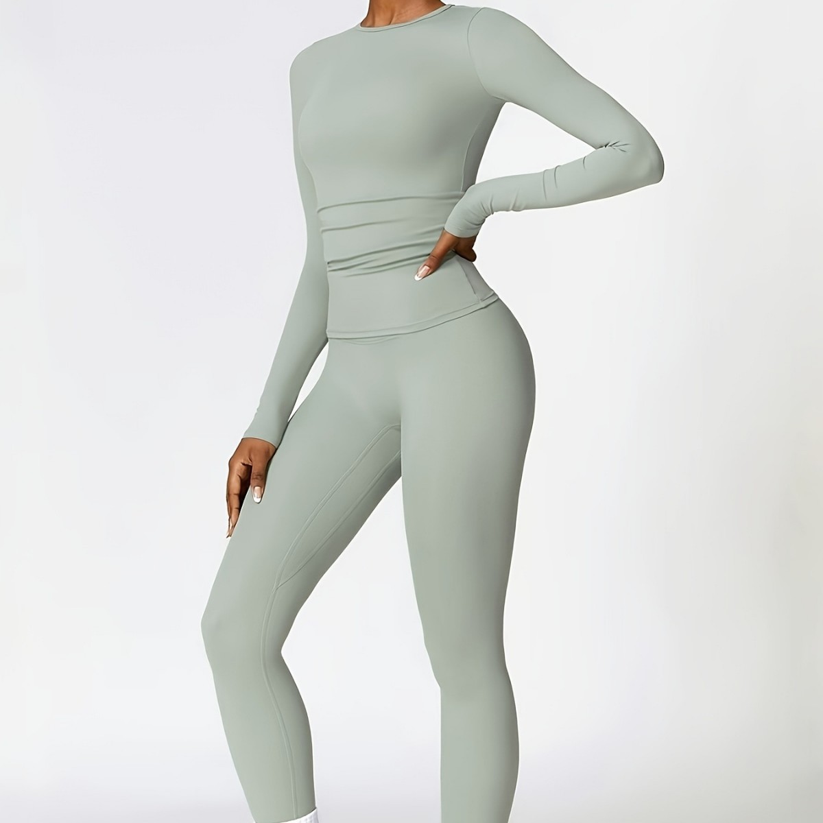 Setelan yoga ketat lengan panj - Pilates & Yoga With Katja Youtube ulasan dan harga
