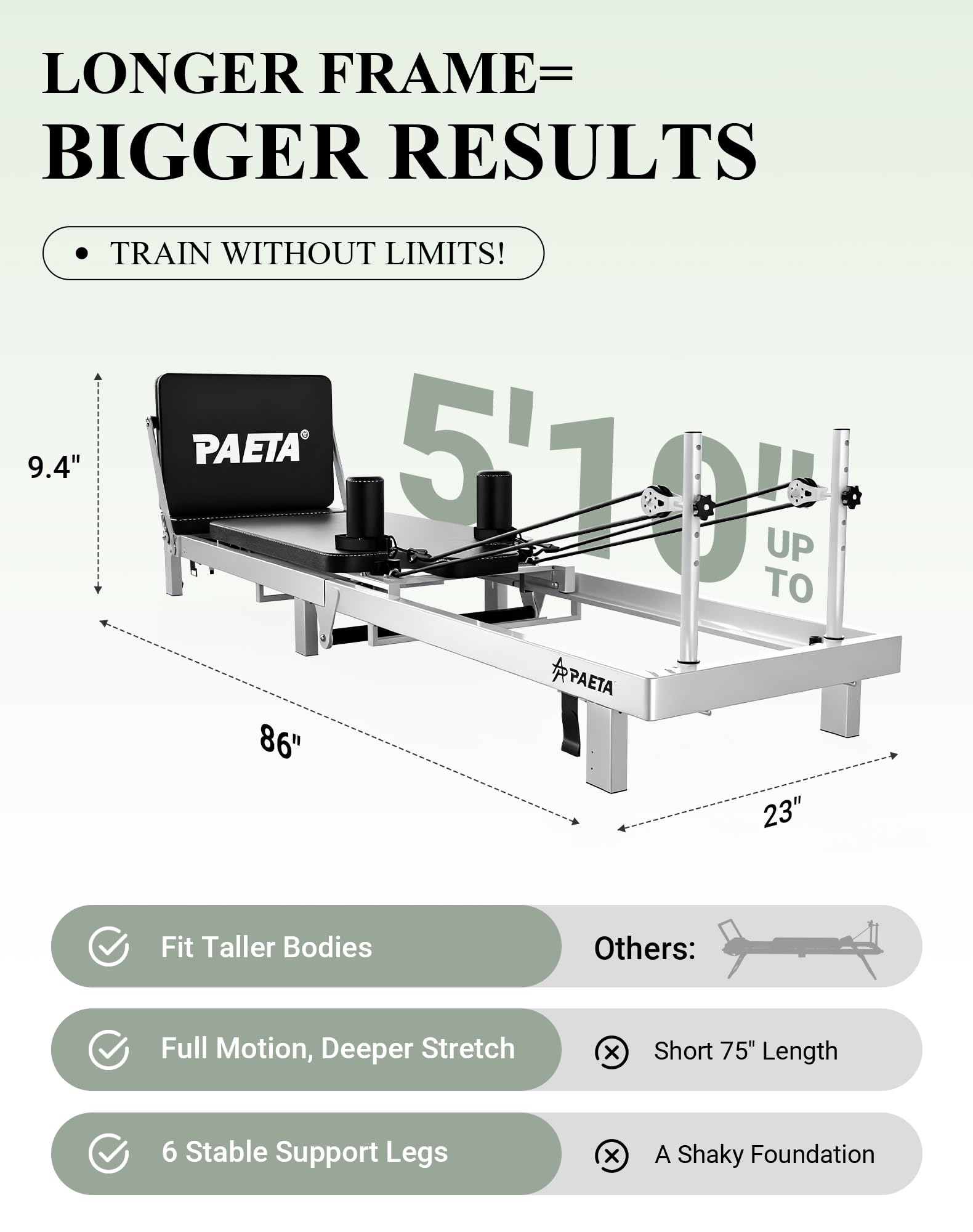 Alat Pilates Reformer, Alat Pi - Pilates Reformer Spring ulasan dan harga