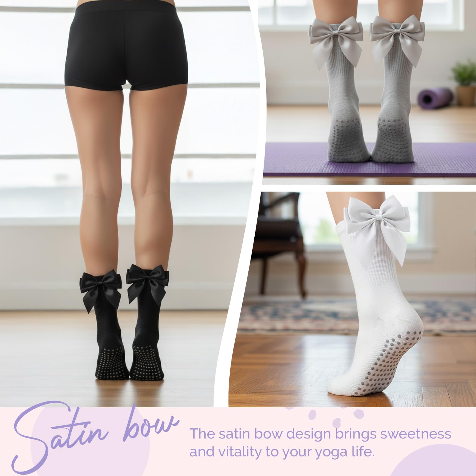 3 Pasang Kaus Kaki Pilates Ant - Pilates Yoga Gifts ulasan dan harga