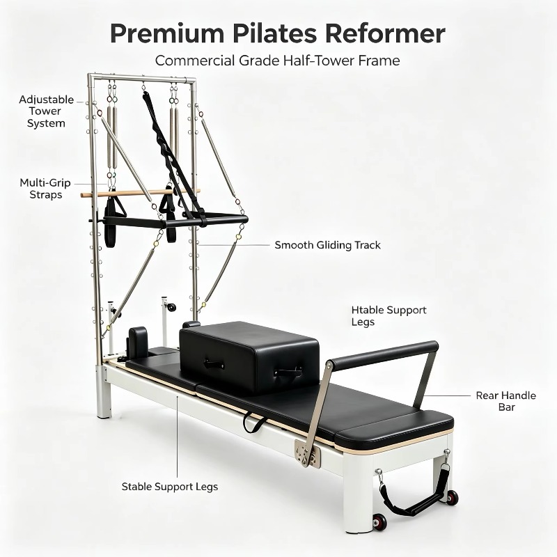 YTTIN Reformer Pilates Komersi - Pilates Reformer Spring ulasan dan harga
