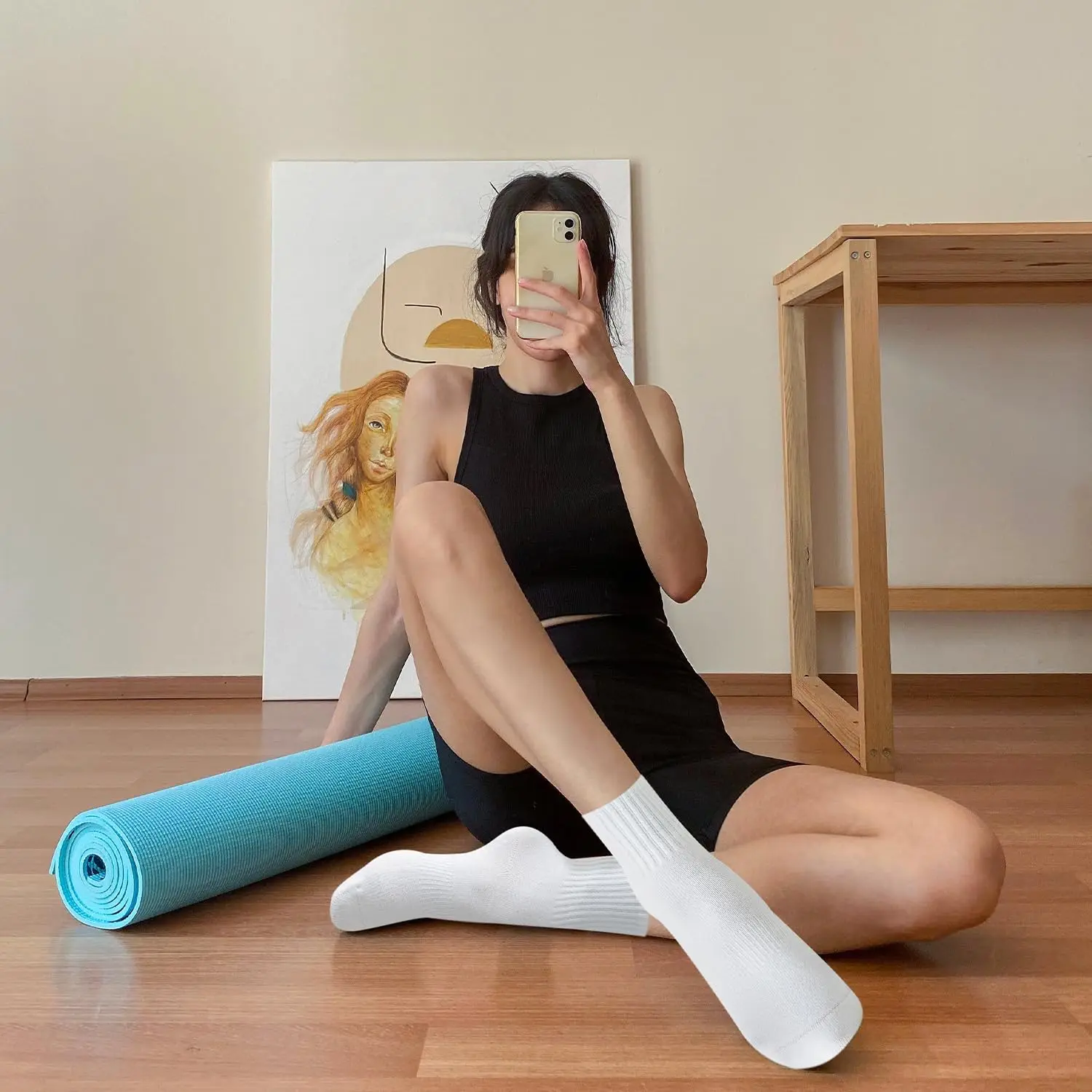 4 pasang kaus kaki yoga wanita - Pilates & Yoga With Katja Youtube ulasan dan harga