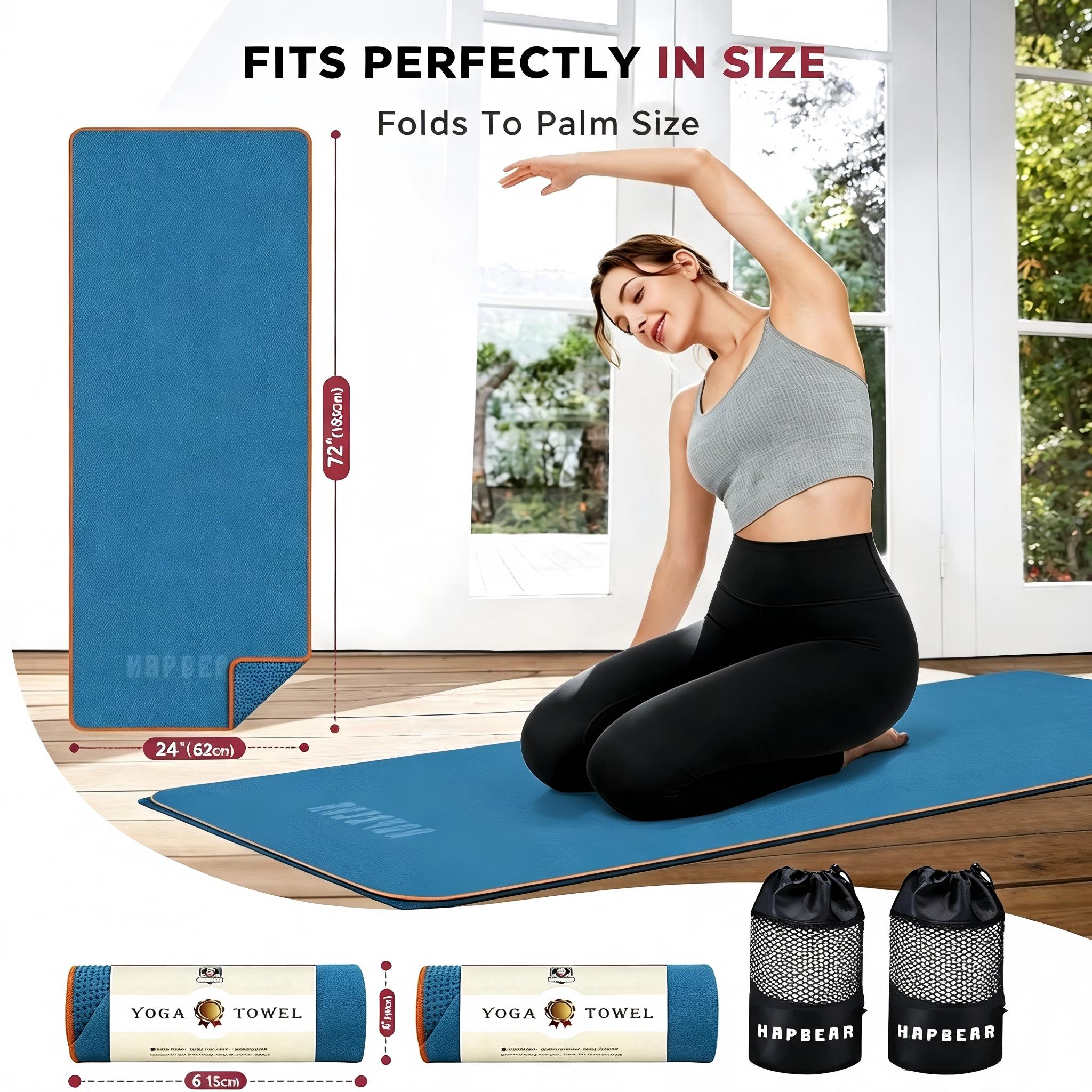Handuk Matras Yoga Anti-Selip  - Pilates X Yoga ulasan dan harga