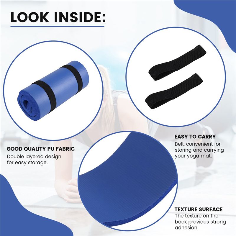 Matras Yoga Tebal 15MM Matras  - Pilates Yoga Knee Pads ulasan dan harga